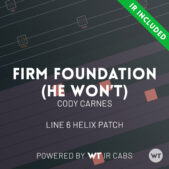 Firm Foundation He Won T Cody Carnes Line Helix Patch Worship