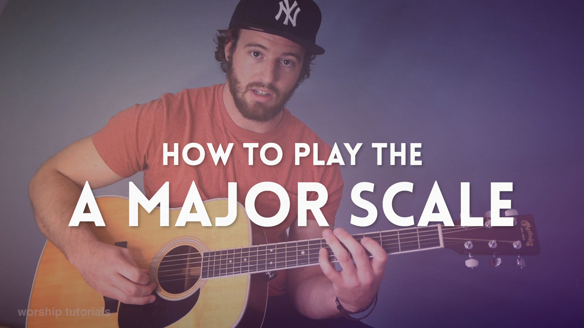How to play the A Major Scale - Worship Tutorials