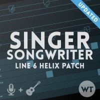 Singer/Songwriter - Acoustic guitar and vocal Line 6 Helix Patch