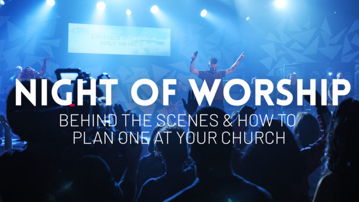 In this video we go behind the scenes at a night of worship event at my church, plus tips (and a free service order) to help you get started planning one at your church.