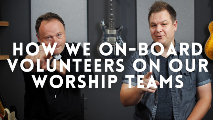 In this video, Fuller shares with us the process he's developed at our church to on-board volunteers. In other words, how do you go from knowing a person is interested in joining the worship team to actually serving on Sundays.