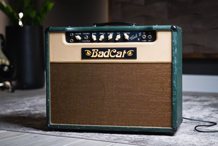 The Bad Cat Cub II R is a 15-watt EL84 based amp. Ours is in a 2x10 configuration and  was built during the ‘Sampson’ era at Bad Cat. The Cub II is a take on the 15 watt British amp heritage (think Vox AC15), but has a voice all it’s own. Plenty of chime, but lots of warmth as well.
 		
			
				This post is only available to members.