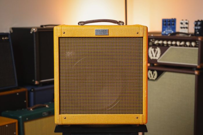The Tyler HM18 is a take on the Vox AC15/Matchless Lightning style amplifier. You’ll get a good bit of chime, but this one is also warm, and it delivers some nice lower midrange when pushed. 		
			
				This post is only available to members.