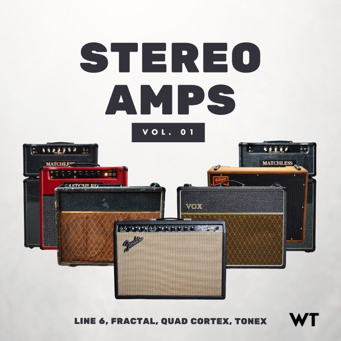 Stereo Amps Pack, Volume 1. Available for Line 6 (Helix, Stomp), Fractal (Axe-FX III, FM9), and TONEX. This pack features seven of our favorite amplifiers to pair together in stereo, as well as stereo preset templates that allow you to mix and match your own stereo pairs.
 		
			
				To access this post, you must purchase WT TONE PASS 2024 – Premium.